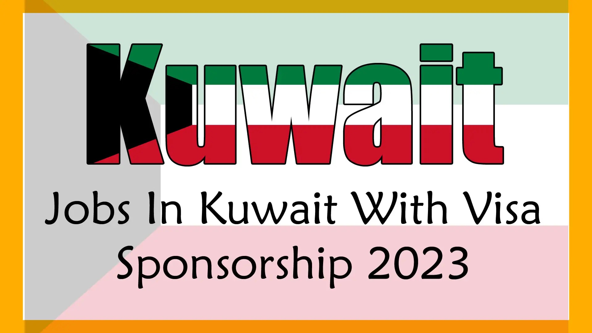 Kuwait Available Jobs Vacancies 2023